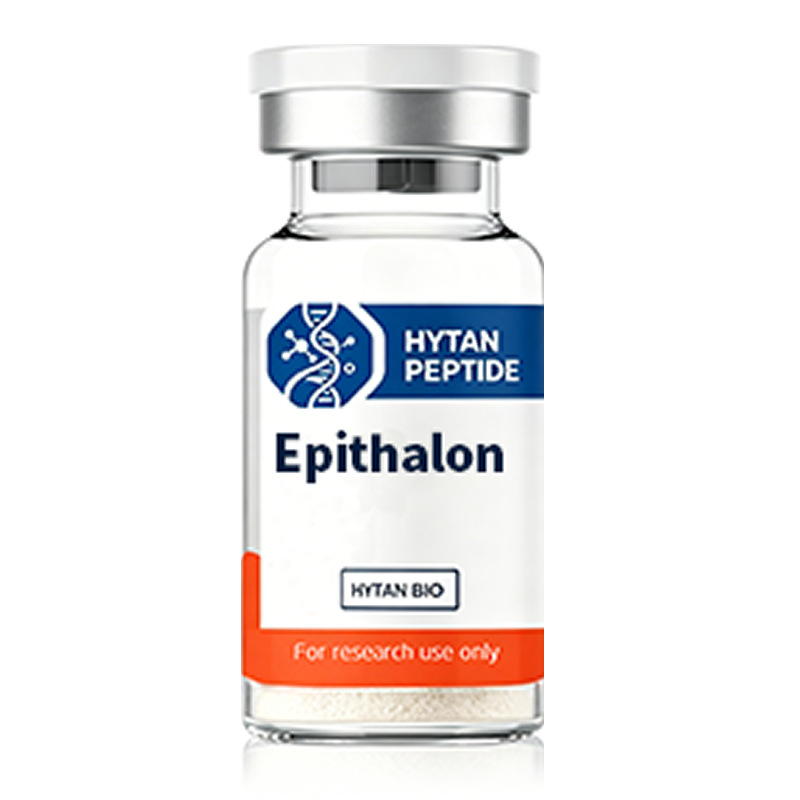 Epithalon (Epitalon) is a synthetic tetrapeptide (Ala-Glu-Asp-Gly) derived from pineal gland epithalamin. It is a foundational longevity research peptide that activates telomerase reverse transcriptase (TERT) to maintain telomere length, delay cellular senescence, and support circadian regulation, antioxidant defense, and immune function in aging biology studies.