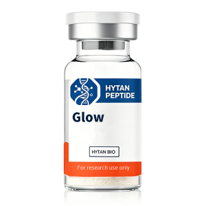 Glow research peptide vial