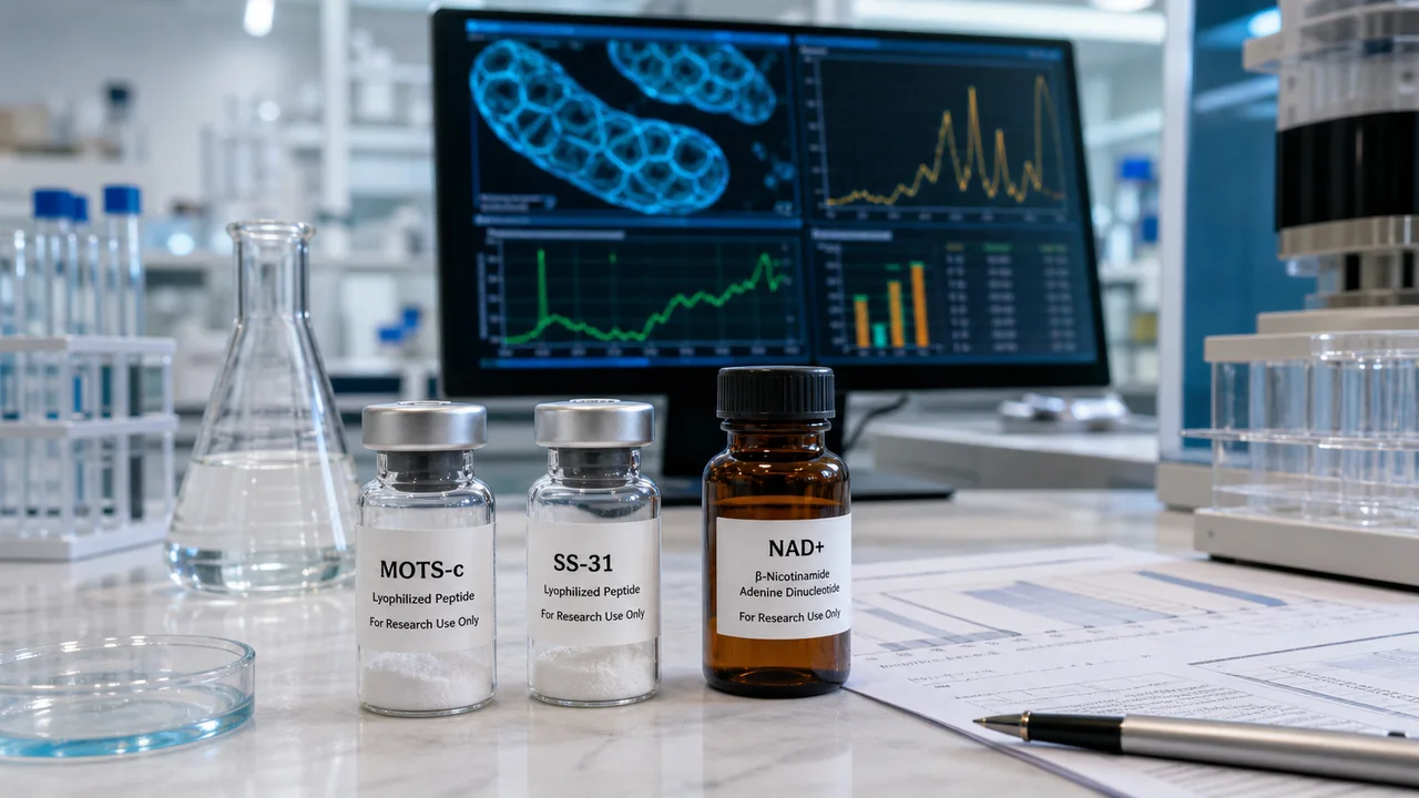 MOTS-c vs SS-31 vs NAD+: Peptide Identity, Testing & Storage