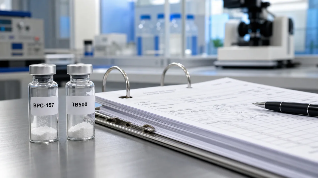 BPC-157 and TB500 Research Peptide Combination: Documentation Questions