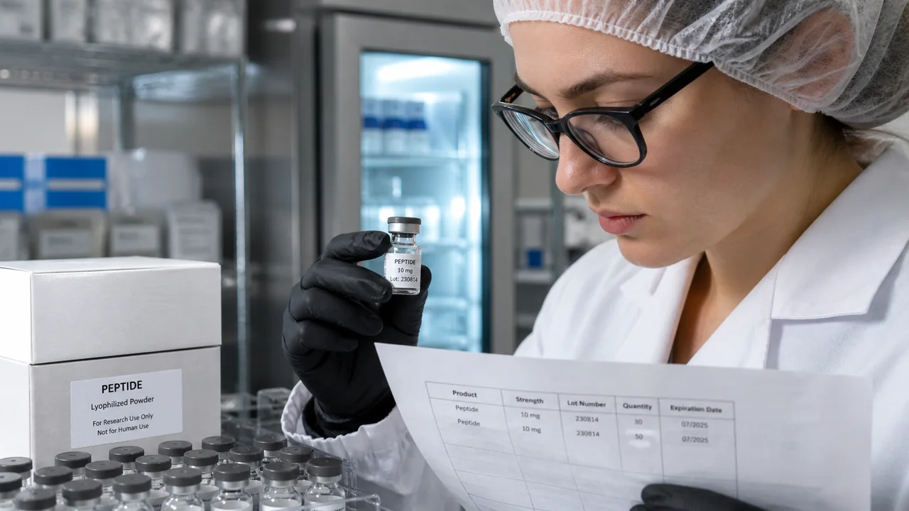 Peptide Vial Label Review: Product Name, Strength and Lot Number