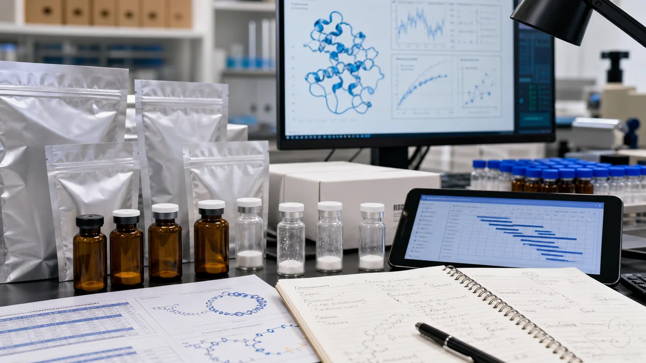 Private Label Peptides & Custom Synthesis: Packaging, MOQ, QC and CDMO Guide